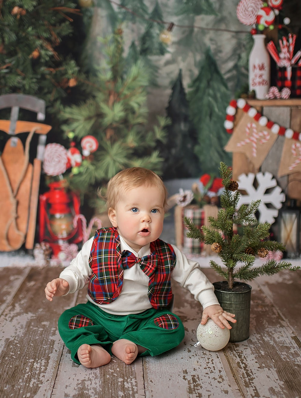 Christmas Carol Infant Toddler Boys Holiday Set