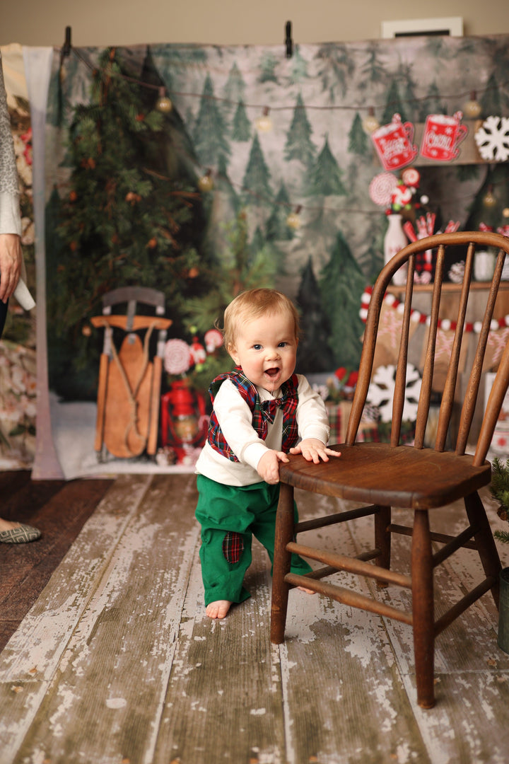 Christmas Carol Infant Toddler Boys Holiday Set - Haute Baby