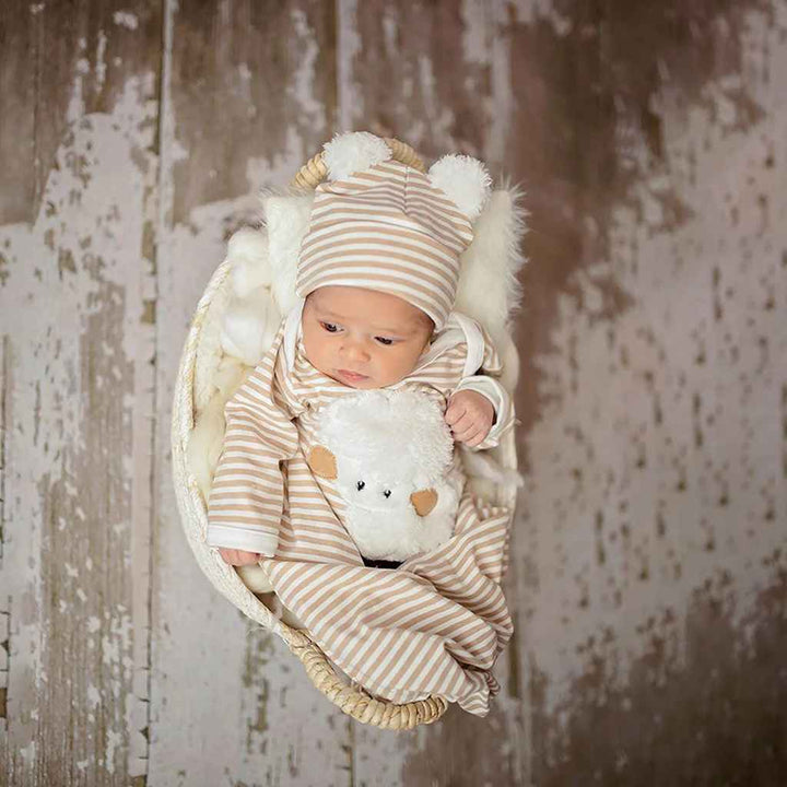 Little Lamb Newborn Boys Take Me Home Gown - Haute Baby