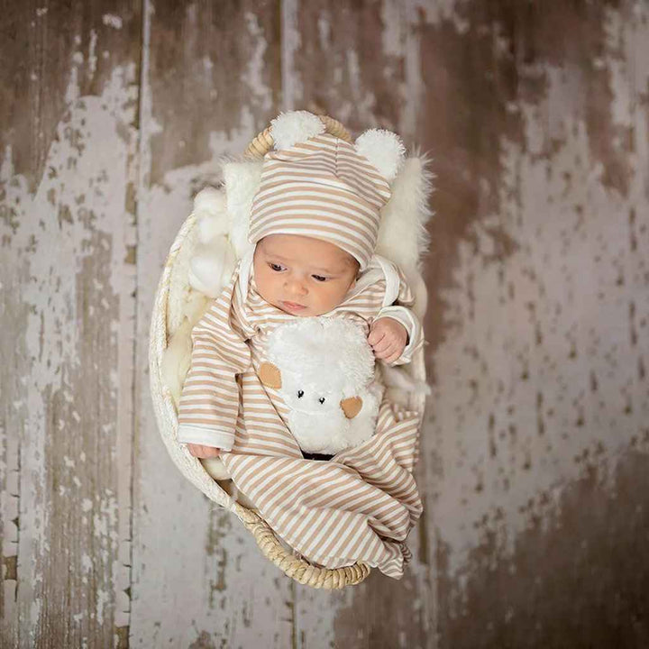 Little Lamb Newborn Boys Take Me Home Gown - Haute Baby
