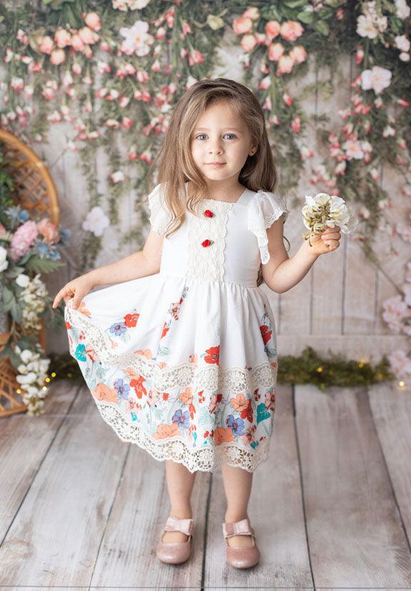 Ella'S Bouquet Big Girl Dress