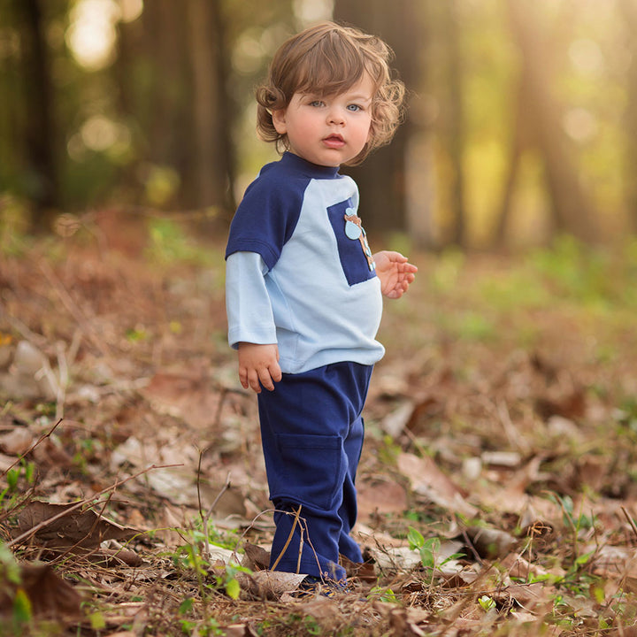 Babys In Blue Infant Toddler Boys Pant Set