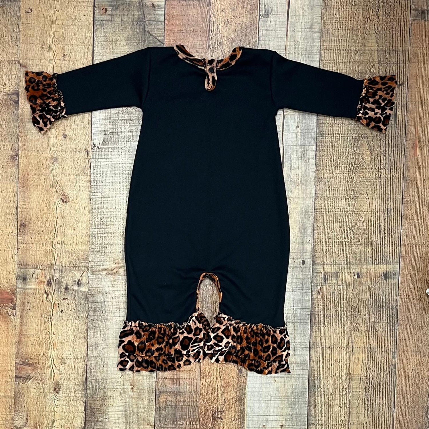 Buy Born To Be Wild Baby Girl Infant Black Romper Online