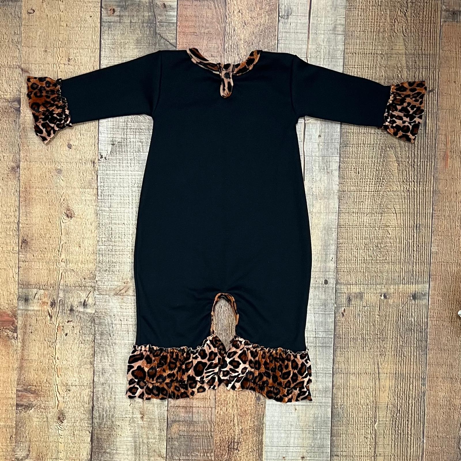 Buy Born To Be Wild Baby Girl Infant Black Romper Online
