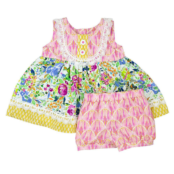 Buy Floral Fantasy Little Girls Short Set