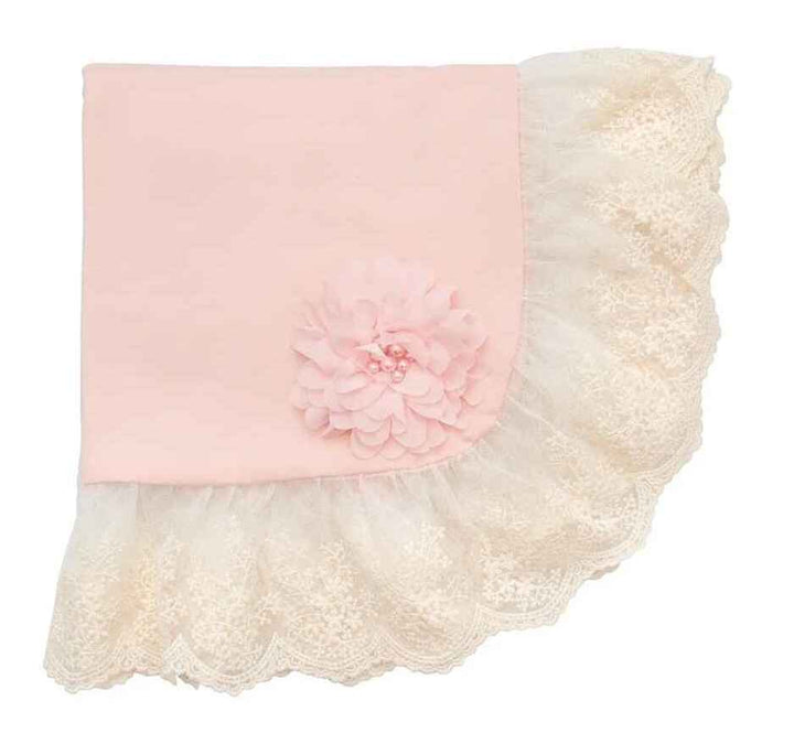 Chic Petit Baby Girls Receiving Blanket