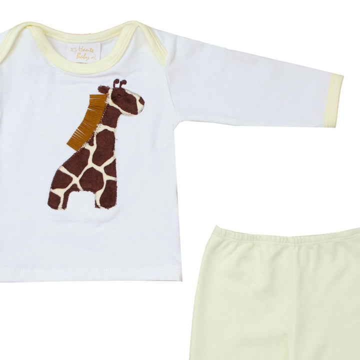 Jungle Love Boy Girl Girraffe Infant Legging set