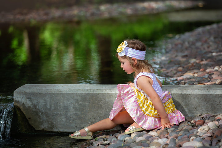 Lavender Haze Little Big Girls Dress for Girls - Haute Baby