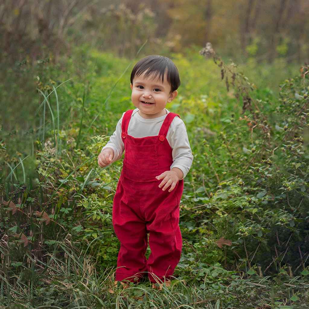 Blessed & Thankful Red Boy Suspender Set