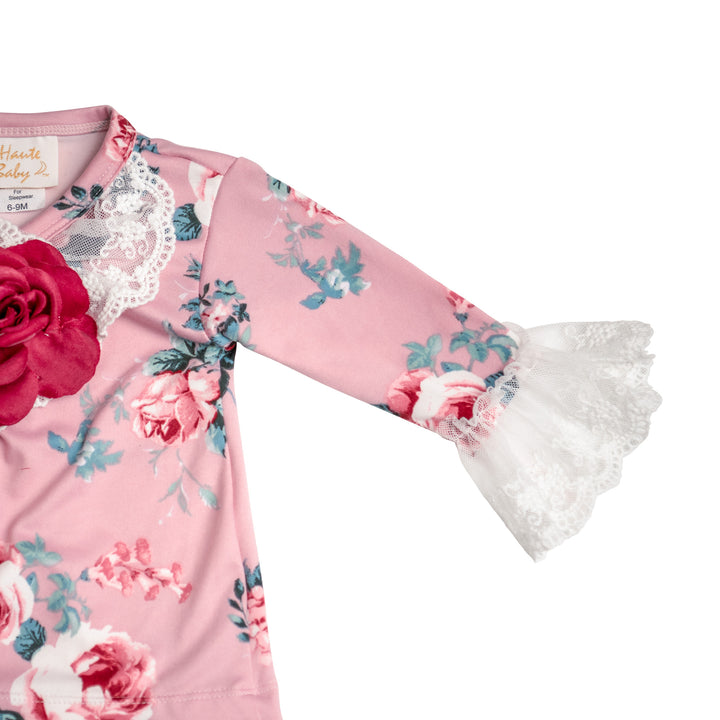 Mauve Garden Crisscross Set