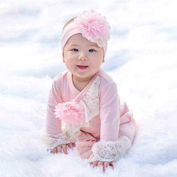 Online Chic Petit Infant Girls Criss Cross Pant
