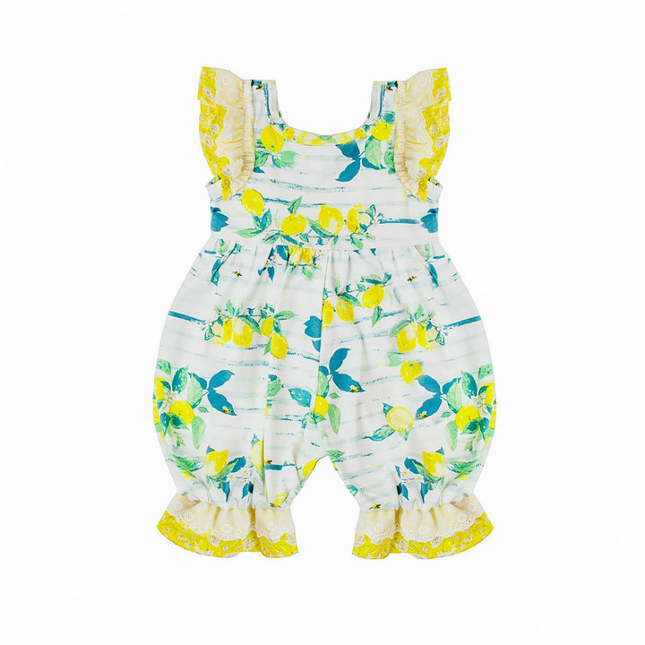 Premium Quality Lemon Drop Romper for Newborn Babies