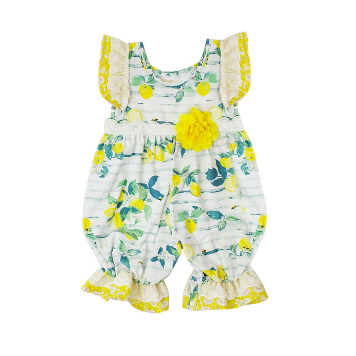 Premium Quality Lemon Drop Romper for Newborn Babies - Haute Baby