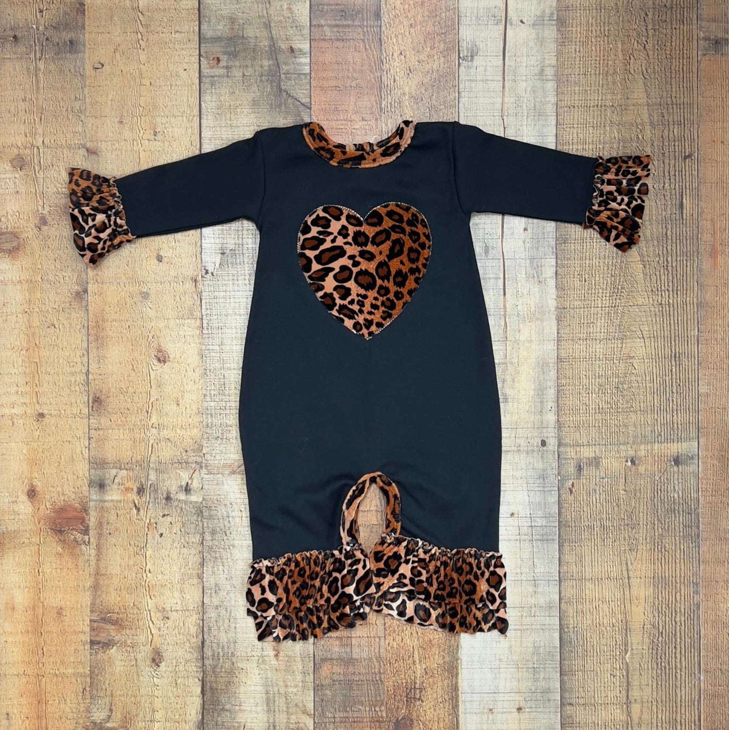 Shop Born To Be Wild Baby Girl Infant Black Romper