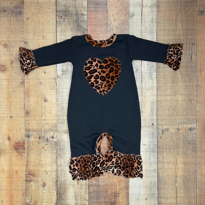 Shop Born To Be Wild Baby Girl Infant Black Romper