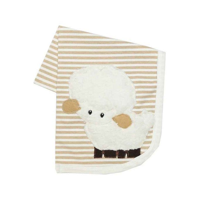 Haute Baby Little Lamb Matching Receiving Blanket