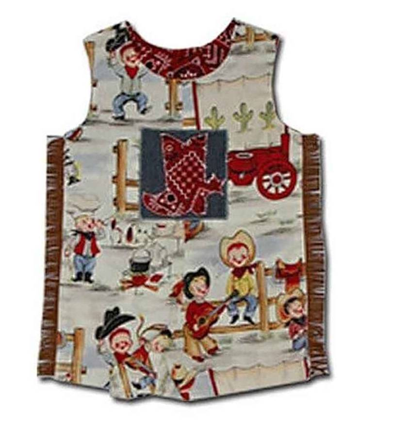 Buy Chuckwagon Gang Infant Toddler Boy Print Romper Online - Haute Baby