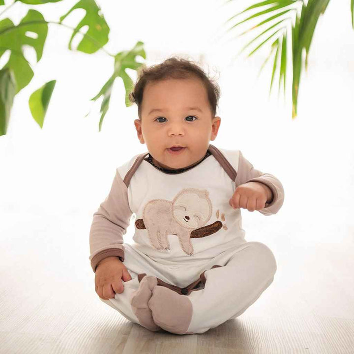 Haute Baby Sleepy Sloth Footie