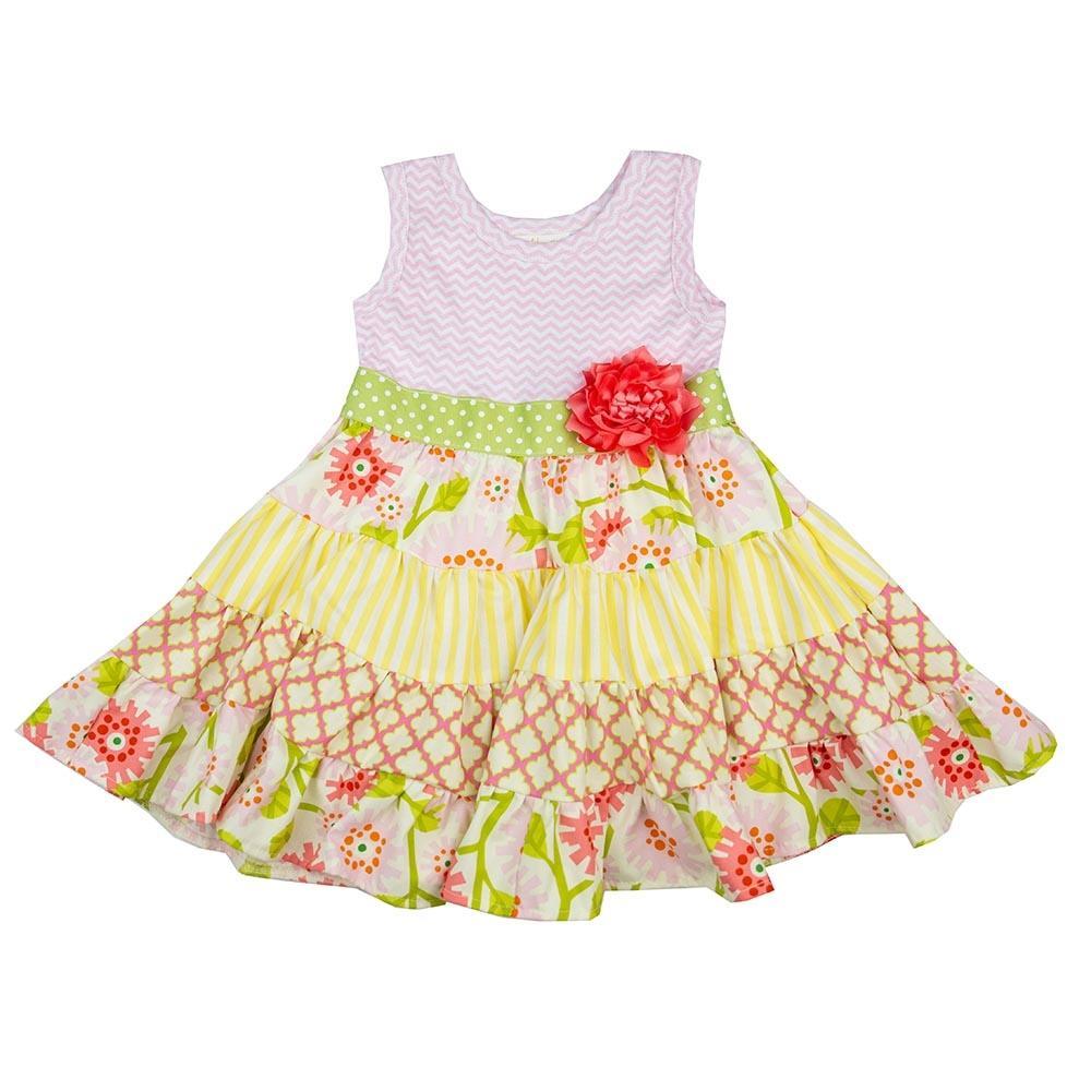 Haute Baby Mae Garden Little & Big Girls Twirly Dress