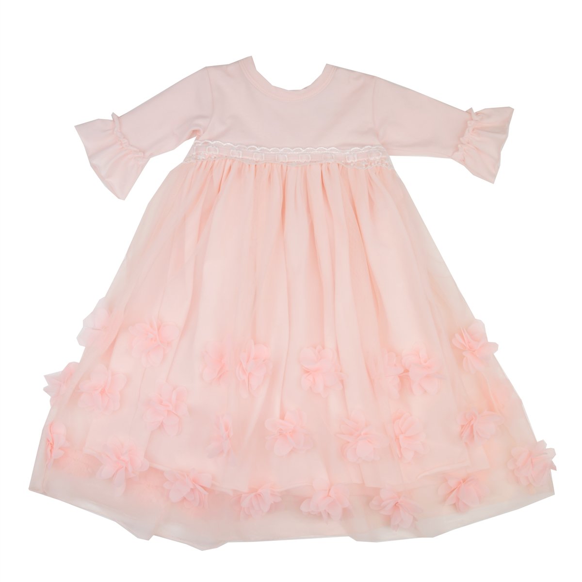 Haute Baby Peach Blossom Baby Girls Gown
