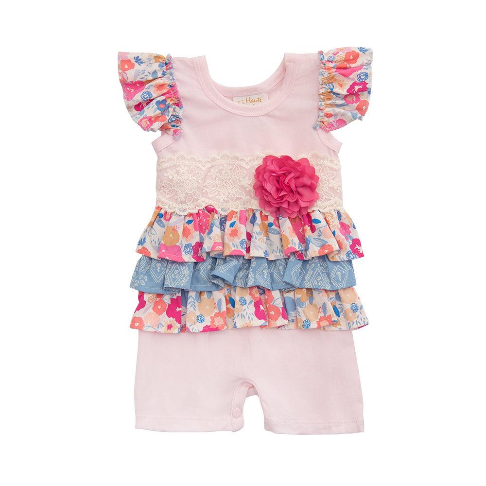 Shop Bandera Blossom Baby Romper for Newborns - Haute Baby