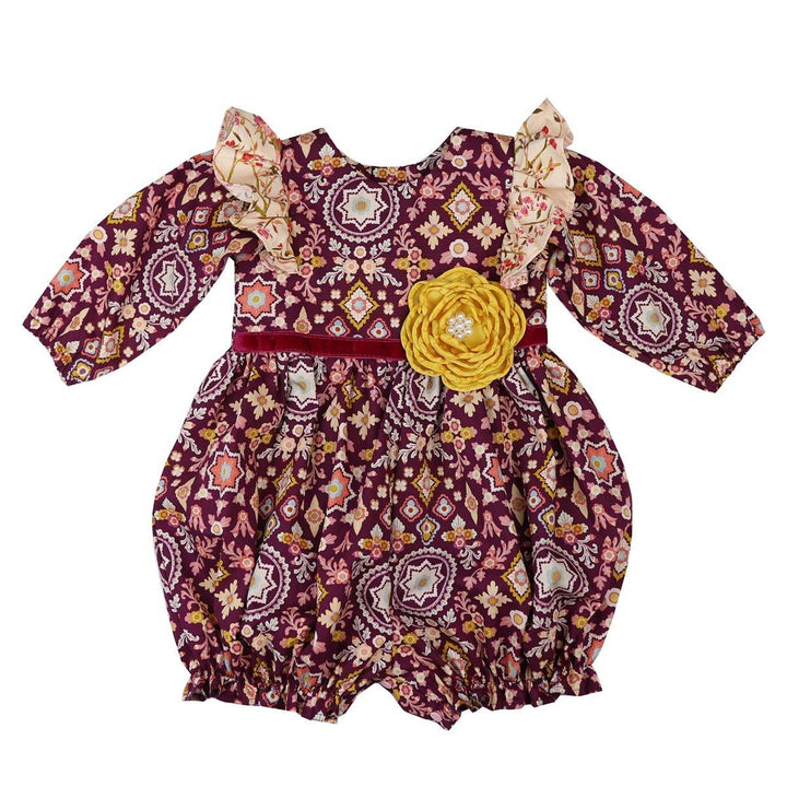 Shop Cranberry Garden Bubble for Newborns - Haute Baby