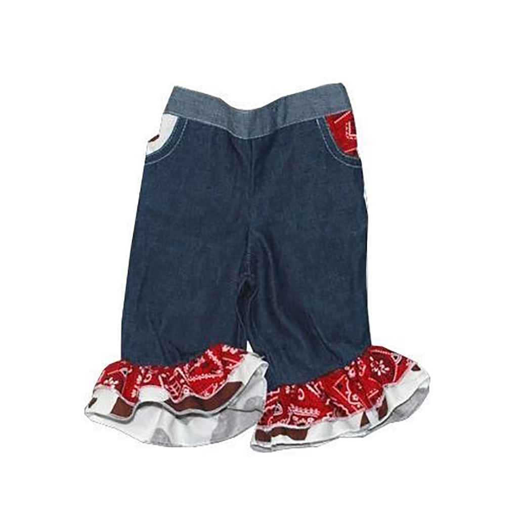 Shop Rodeo Queen Infant Toddler Girl Denim Rodeo Pant - Haute Baby