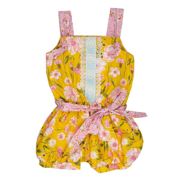 Merry Meadow Little & Big Girls Romper