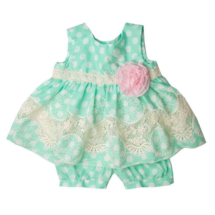 Haute Baby Dainty Dots Little Girls Short Set
