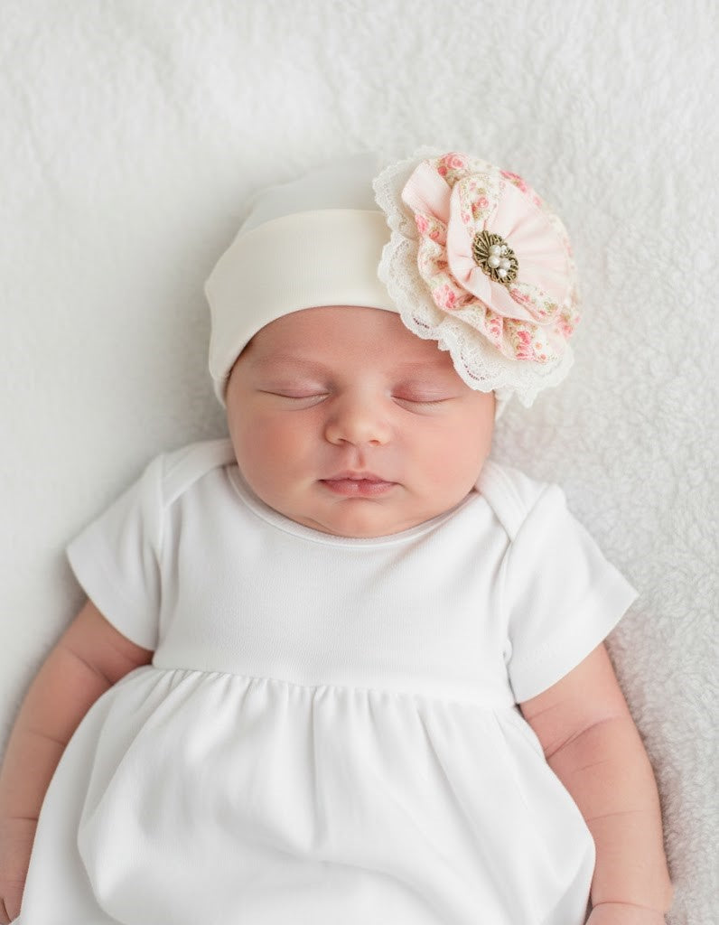 Haute Baby Grandma's Favorite Girl Cap for Infants