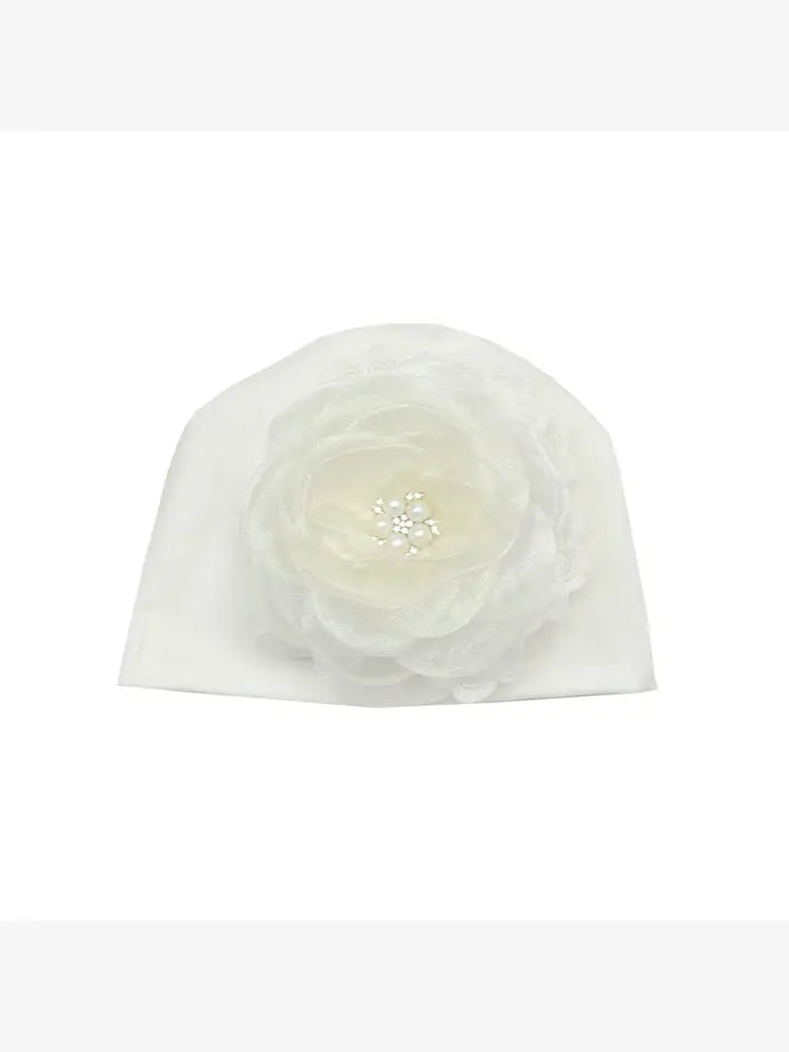 Haute Baby Innocence Baby Cap For Newborn Girl