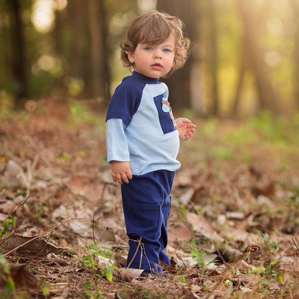 Babys In Blue Infant Toddler Boys Pant Set 