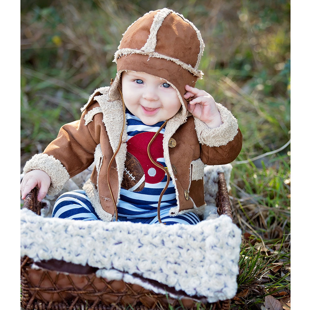 Best Quality Bear Wear Suede Boy Hat for Baby Boys 