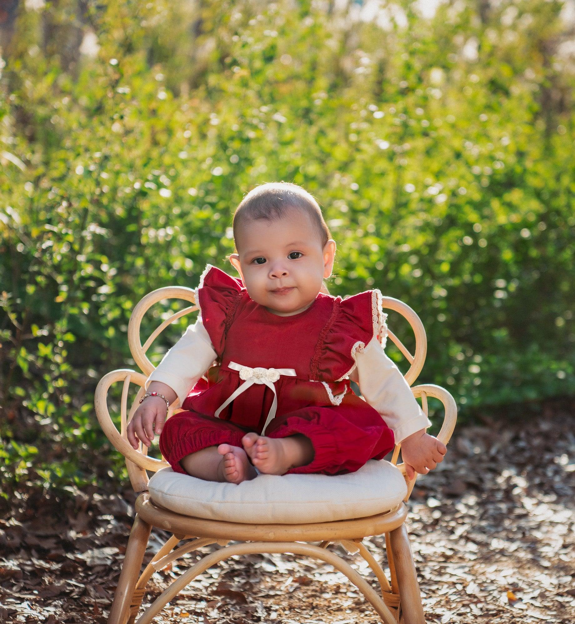 Best Quality Blessed & Thankful Red Romper Online 