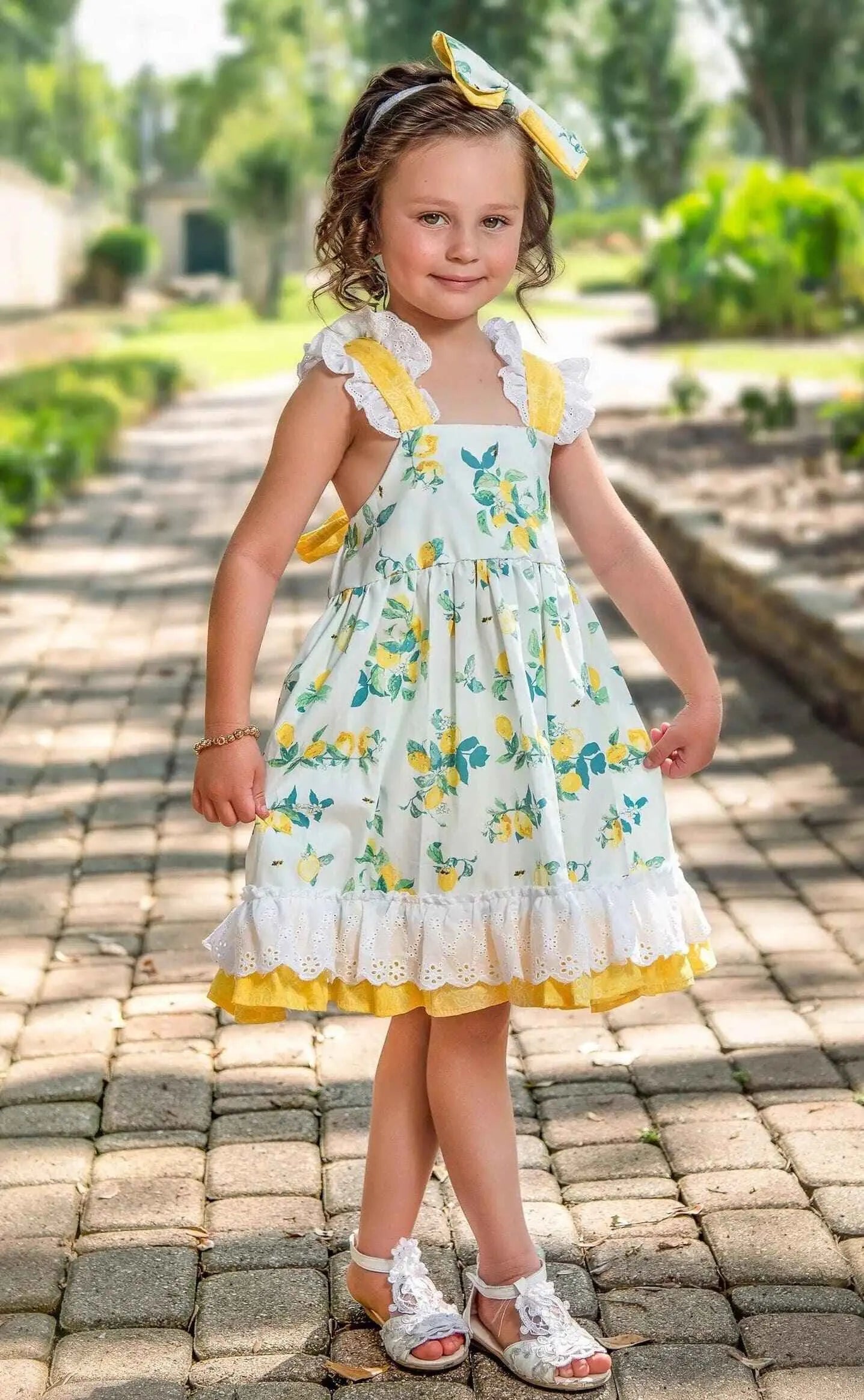 Best Quality Lucy'S Lemonade Dress for Baby Girls Best Quality Lucy'S Lemonade Dress for Baby Girls
