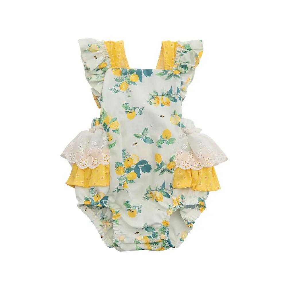 Best Quality Lucy'S Lemonade Sunsuit for Newborns