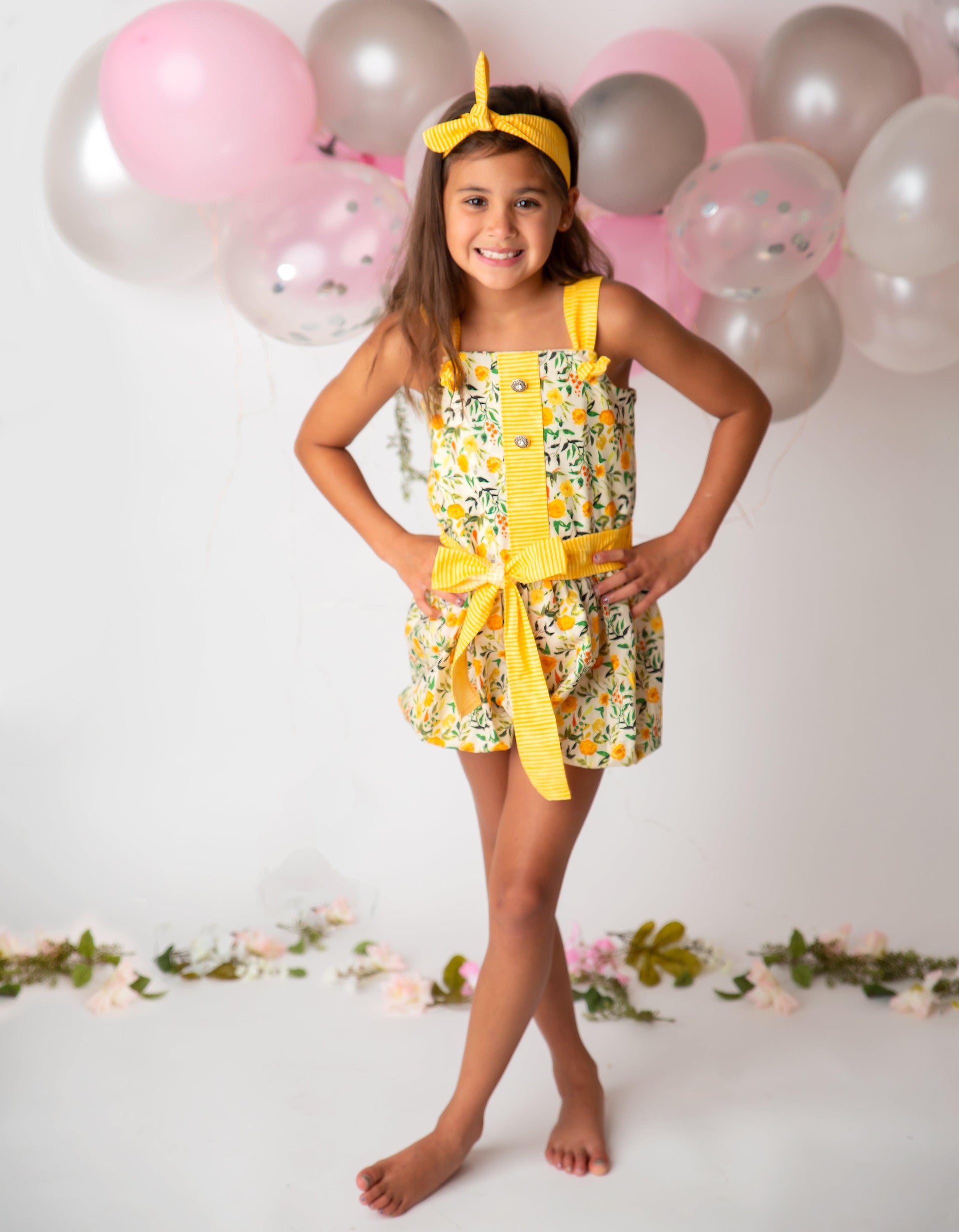 Best Quality Marigold Garden Big Girl Romper Online 