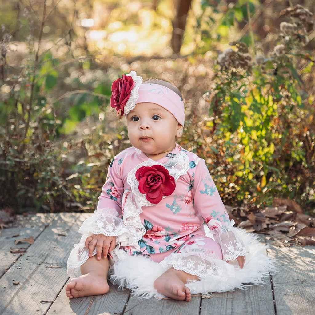 Best Quality Mauve Garden Crisscross Set Online 