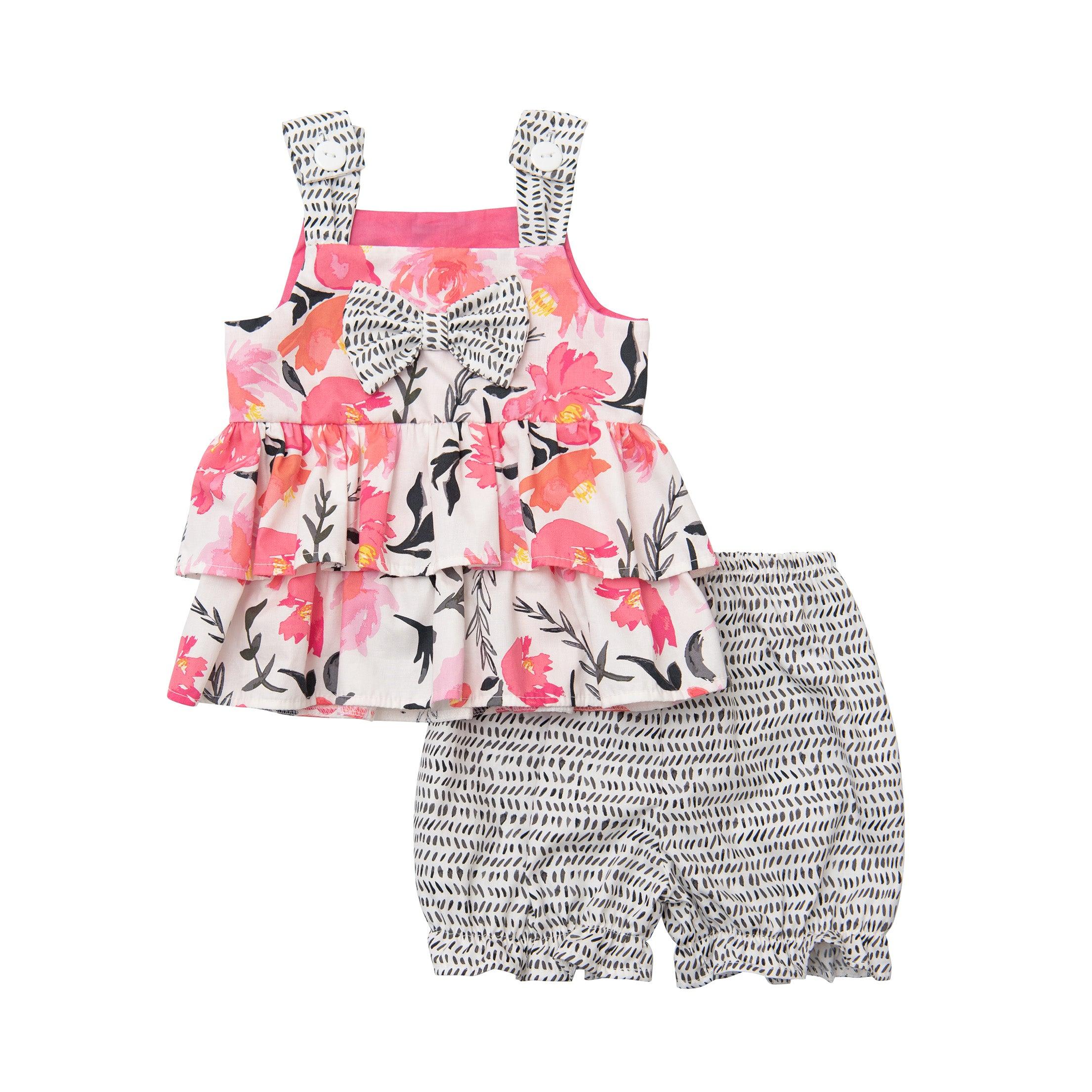 Best Quality Pretty In Pink Bloomer Set for Newborns and Toddlers - Haute Baby