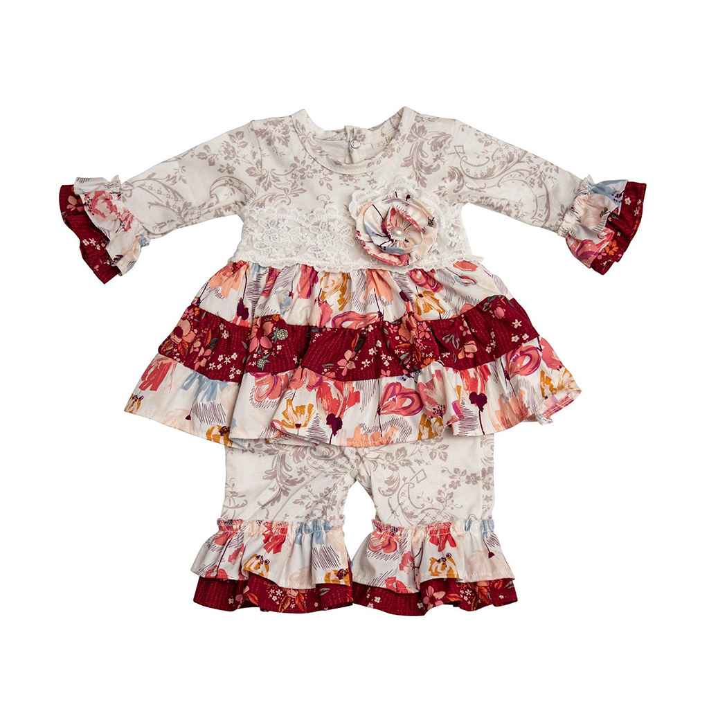 Best Quality Rosewood Romper for Baby Girls - Haute Baby