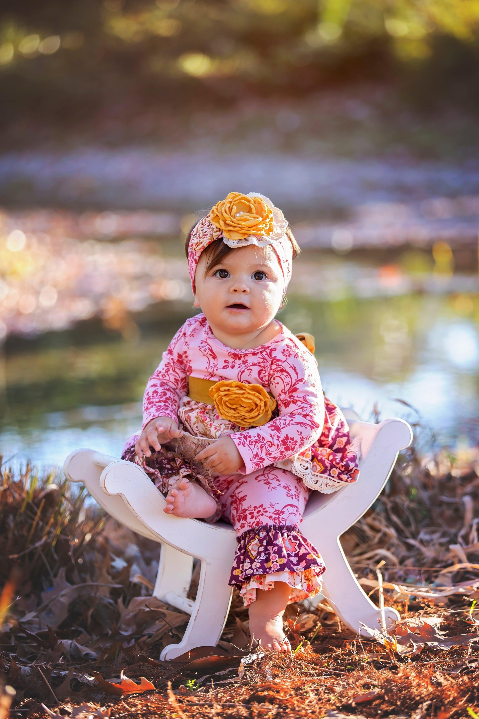 Buy Baby Girl Cranberry Garden Swing Set Outfit 