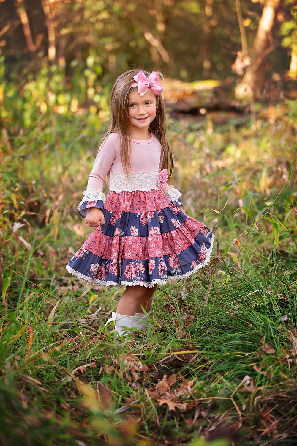 Buy Beautiful Secret Garden Dress for Baby Girls 