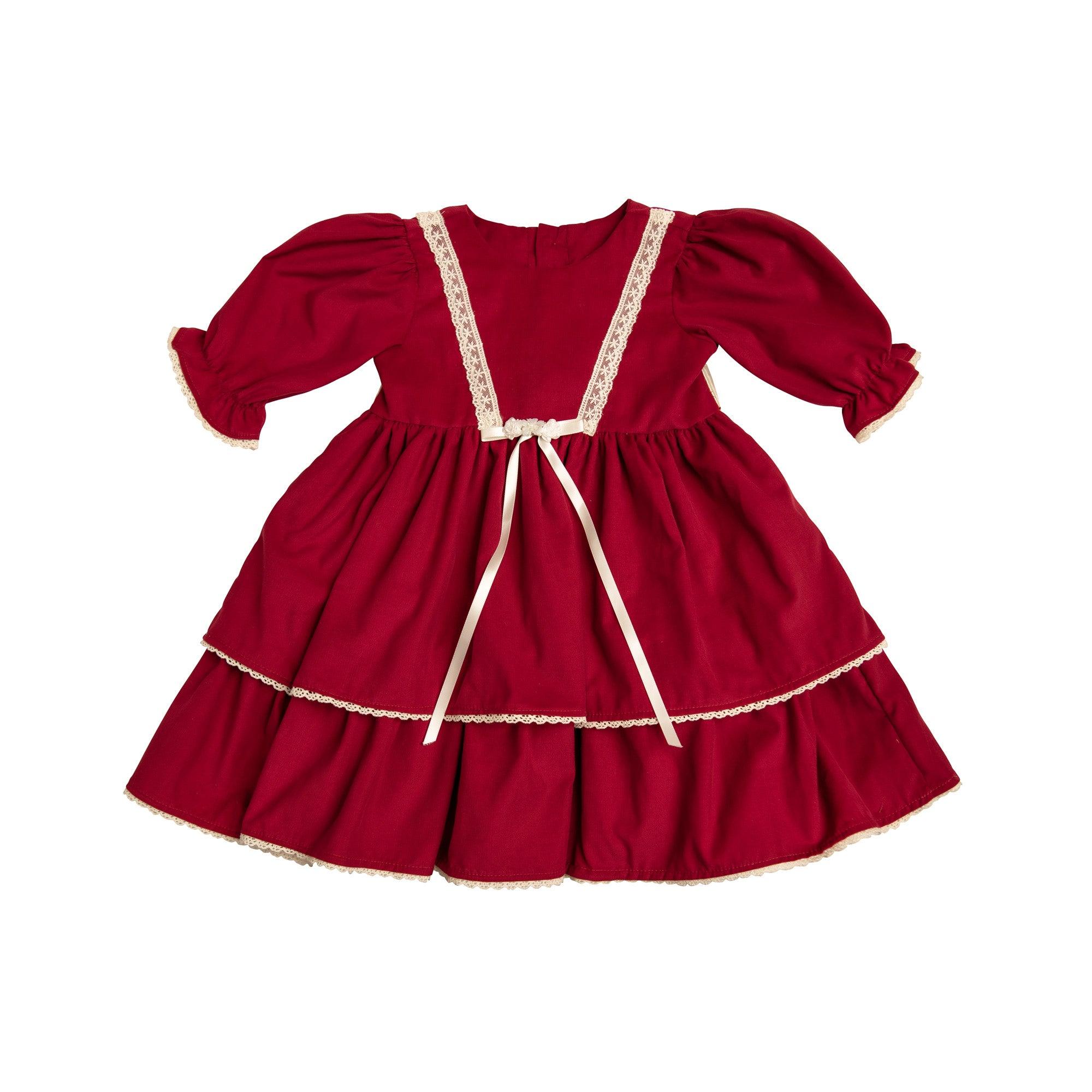 Buy Blessed & Thankful Red Dress for Baby Girls - Haute Baby