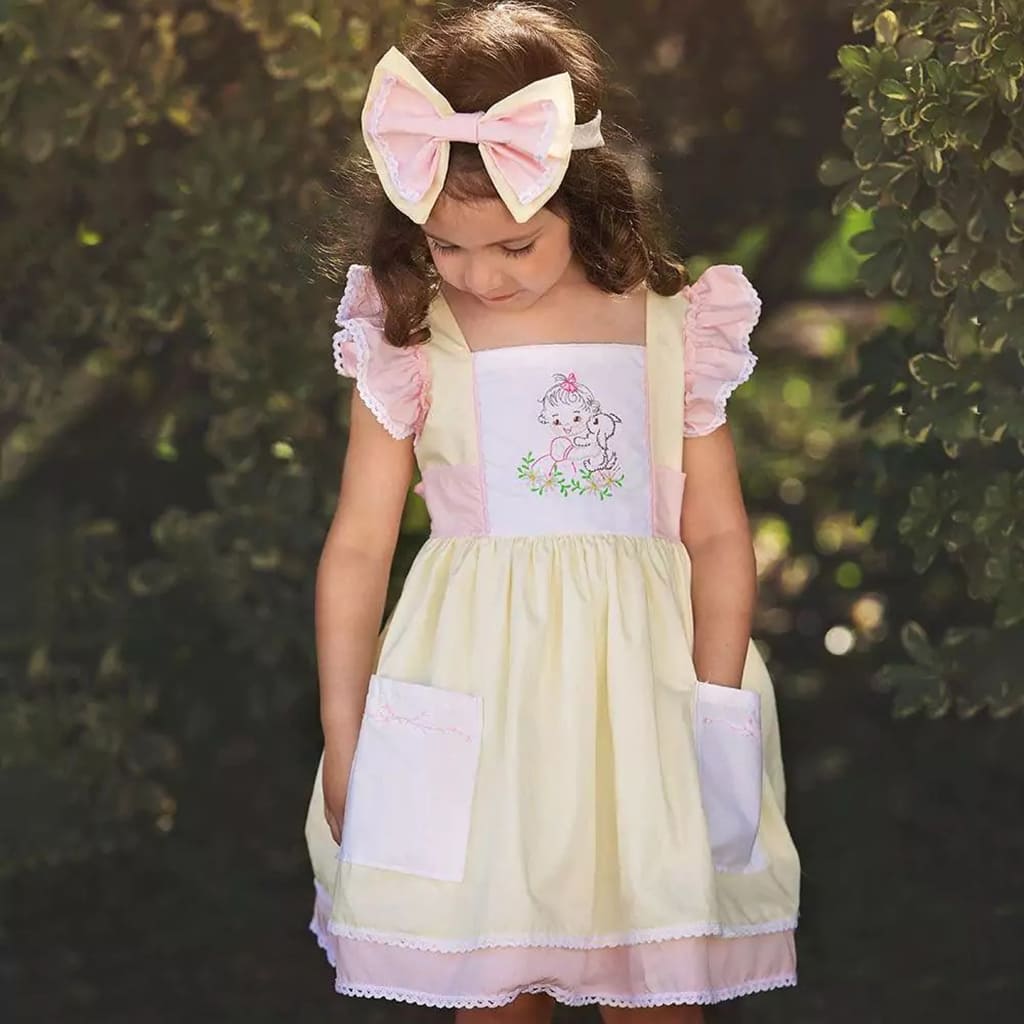 Buy Cutie Pie Little Girls Embroidery Sundress 