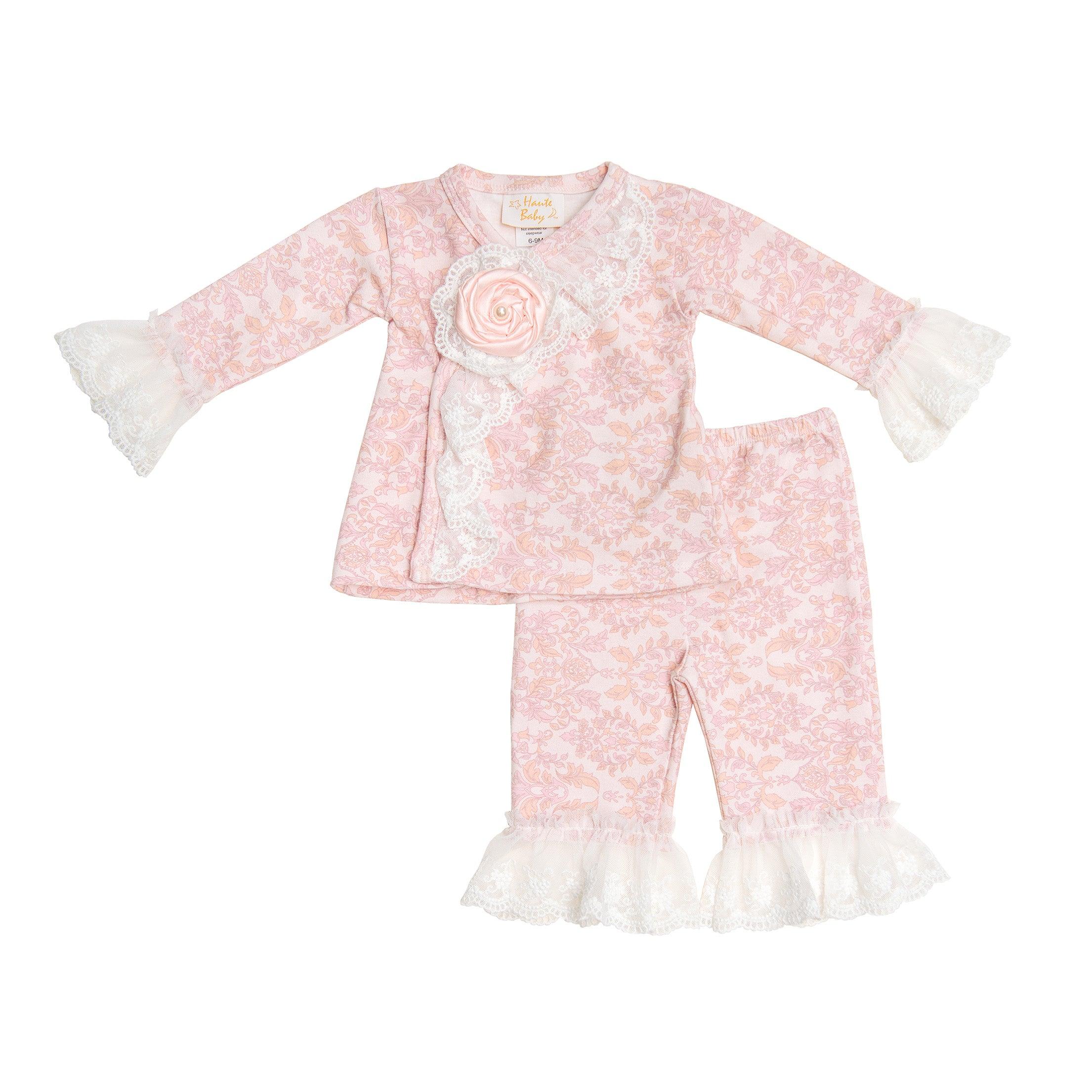 Buy Delicate Damask CrissCross Set for Newborns 