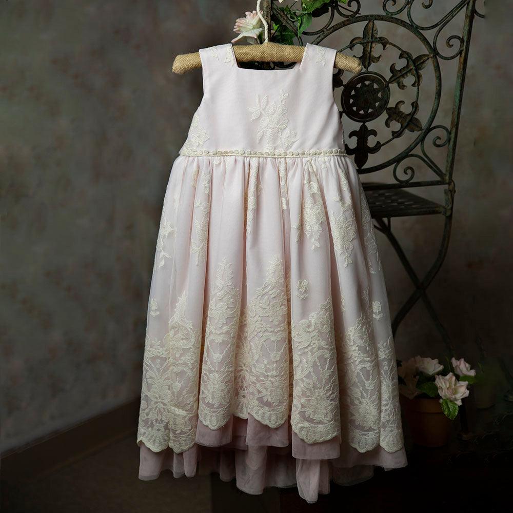 Buy Elouise Heirloom Hi Lo Dress for Baby Girl Online - Haute Baby