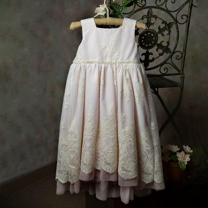 Buy Elouise Heirloom Hi Lo Dress for Baby Girl Online - Haute Baby