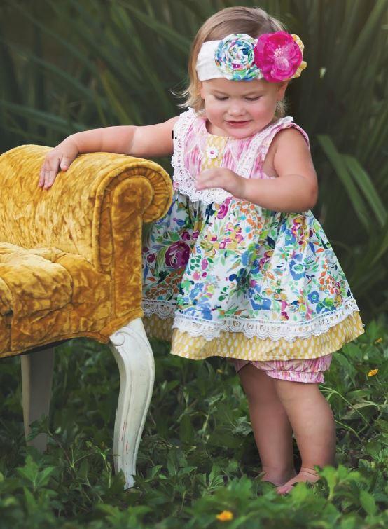 Buy Floral Fantasy Little Girls Short Set Online 