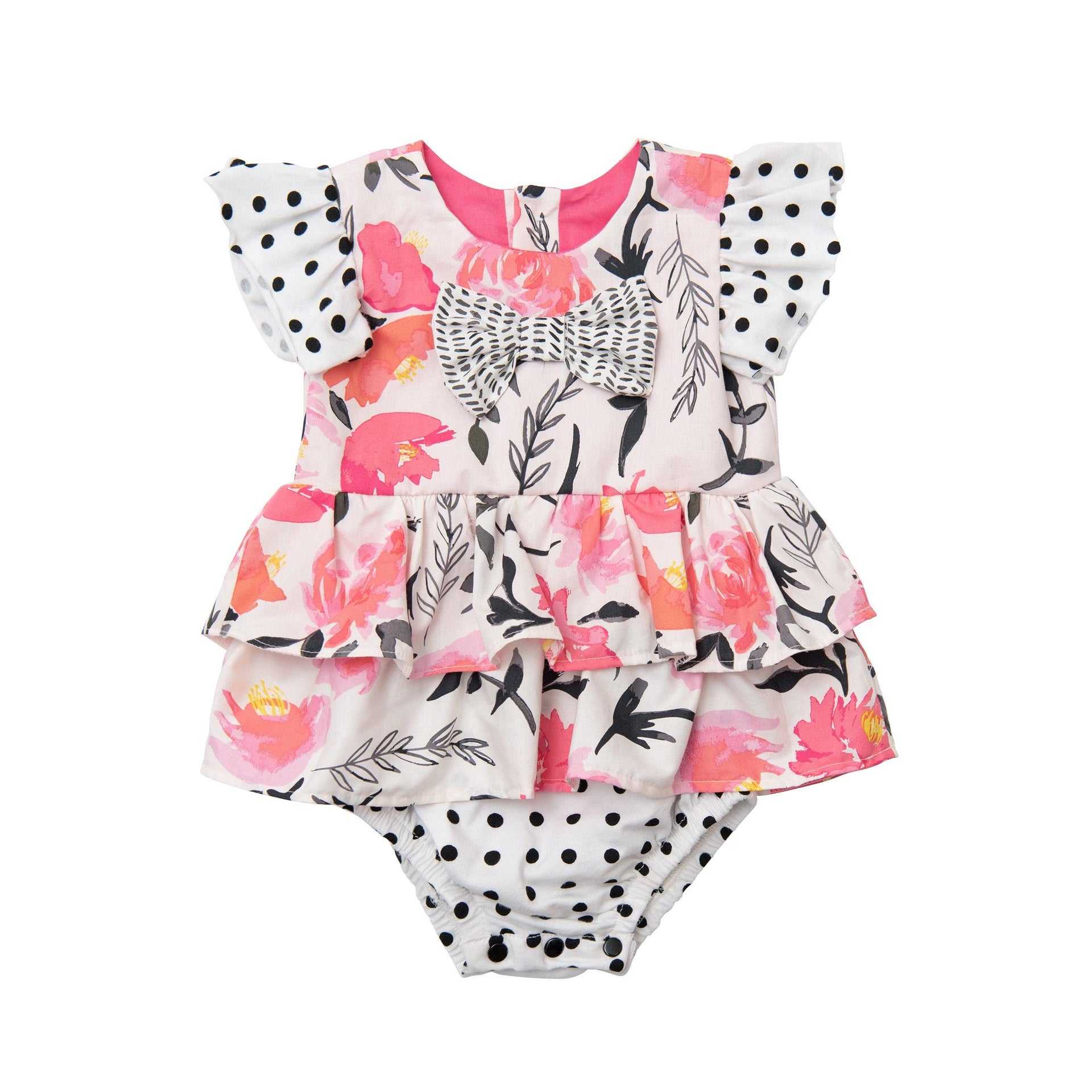 Buy Pretty In Pink Diaper Dress for Toddlers Online - Haute Baby