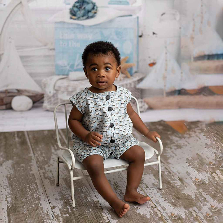 Buy Summer Playtime Ship Romper for Newborns